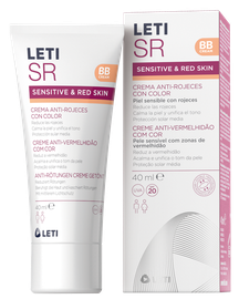 LETISR Creme Anti-vermelhidão com cor