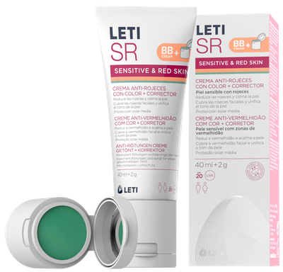 LETISR Tinted Anti-Redness Cream + Corrector