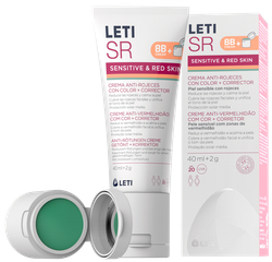 LETISR Creme Antivermelhidão com cor + Corretor