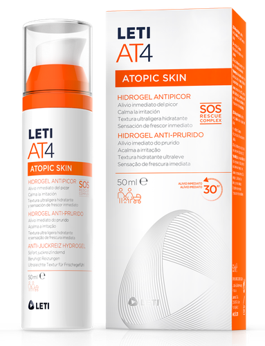 ETIAT4 Hidrogel anti-prurido para a pele atópica