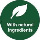 With natural ingredients