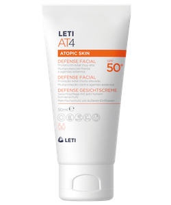 LETIAT4 proteção solar facial para a pele atópica SPF50 50 ml