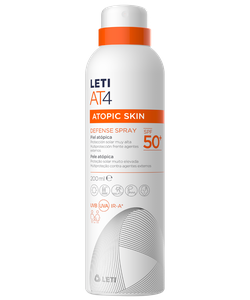 LETIAT4 protección solar facial para pieles atópica SPF50 spray 200 ml